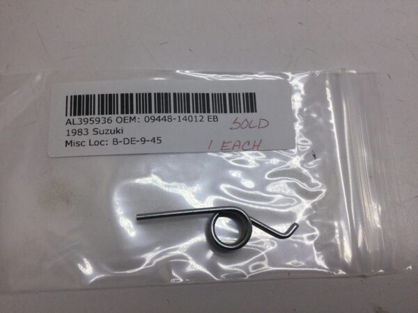 1983 Suzuki Footrest Spring - fits RM80 - Image 5