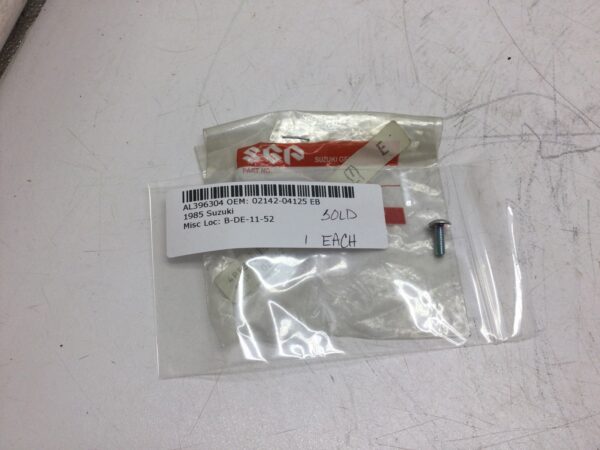 1985 Suzuki Air Cleaner Screw - fits RM125 - Image 4