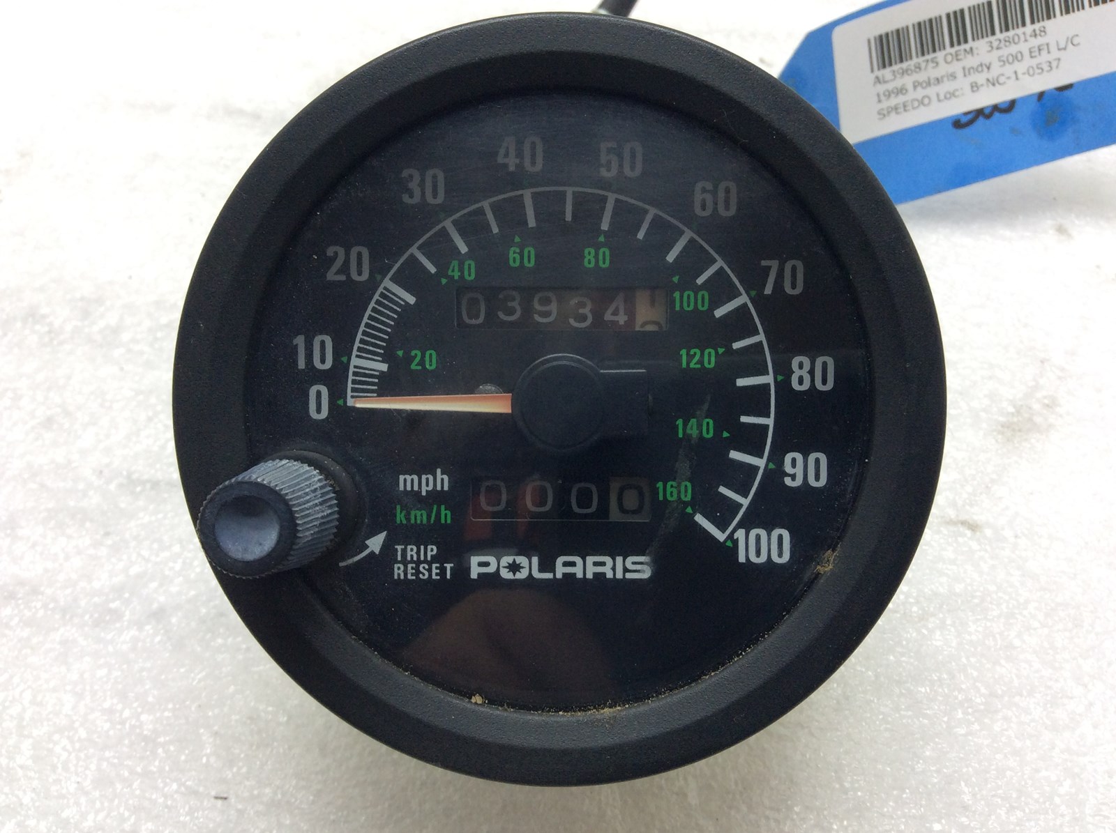 1996 Polaris Speedometer 3934 Miles