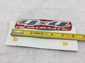 2000 Suzuki Decal 4x4 QUADMATIC