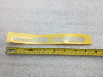 2009 Suzuki Seat Tail Cover Decal 'SUZUKI DL1000