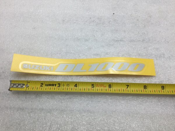 2009 Suzuki Seat Tail Cover Decal 'SUZUKI DL1000