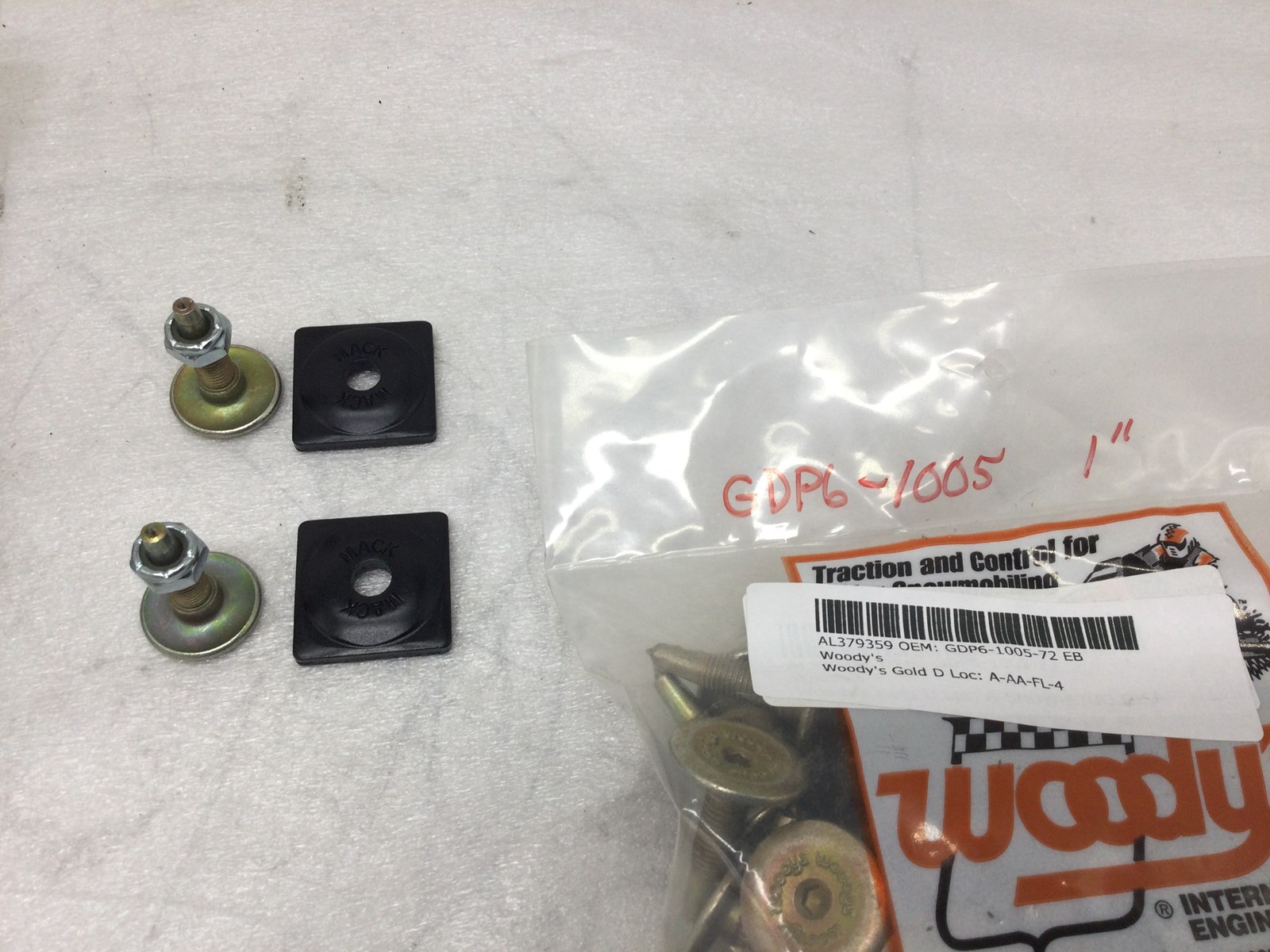 Woody's Gold Digger Studs - 1.00" - SOLD EACH WITH NUT AND BACKER - Image 2