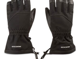 Youth Rocco Gauntlet Gloves Blk Lg