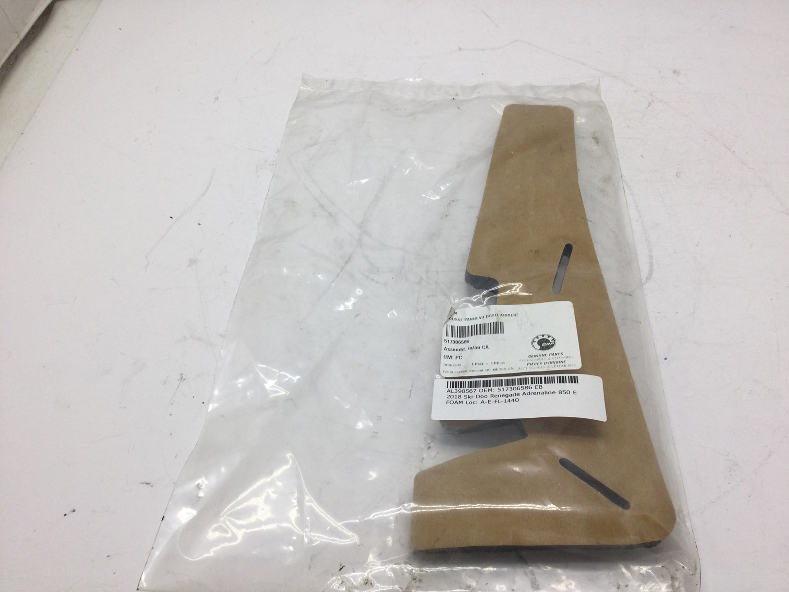 2018 Ski-Doo Hood Foam