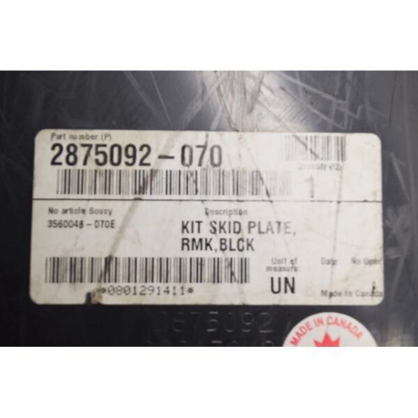 Skid plate - Black - Image 3