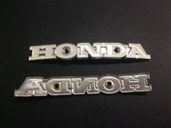 1969 Honda Emblem, Fuel Tank - "HONDA" - Image 2