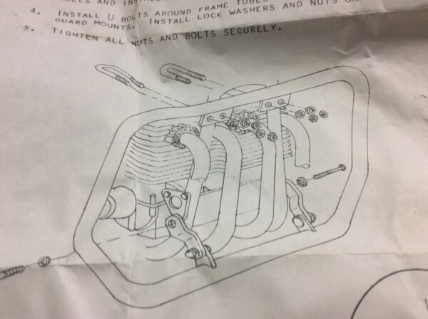 1978 Suzuki Engine Guard Mounting Kit - GS550, GS650 - Image 3