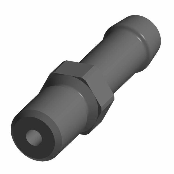 USED FITTING-8MM THD TO 1/4 HOSE - Image 2