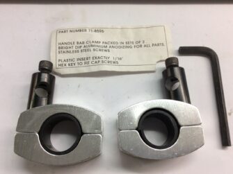 Handle Bar Clamp Set, Mirror Mounts