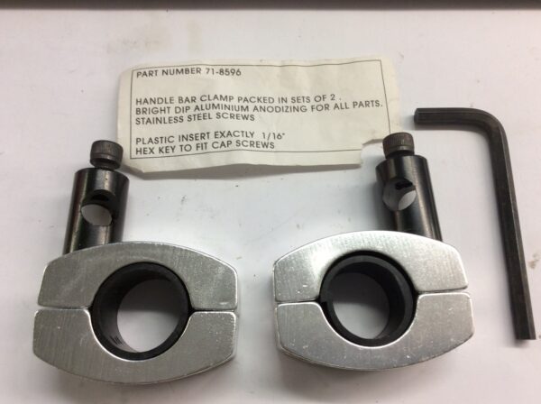 Handle Bar Clamp Set, Mirror Mounts