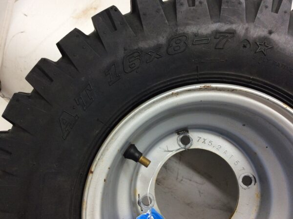 WHEEL AND TIRE REAR 16X8X7  2006 POLARIS PREDATOR 50 REAR - Image 3