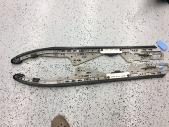 2002 Polaris LH AND RIGHT Suspension Rail 121 Race