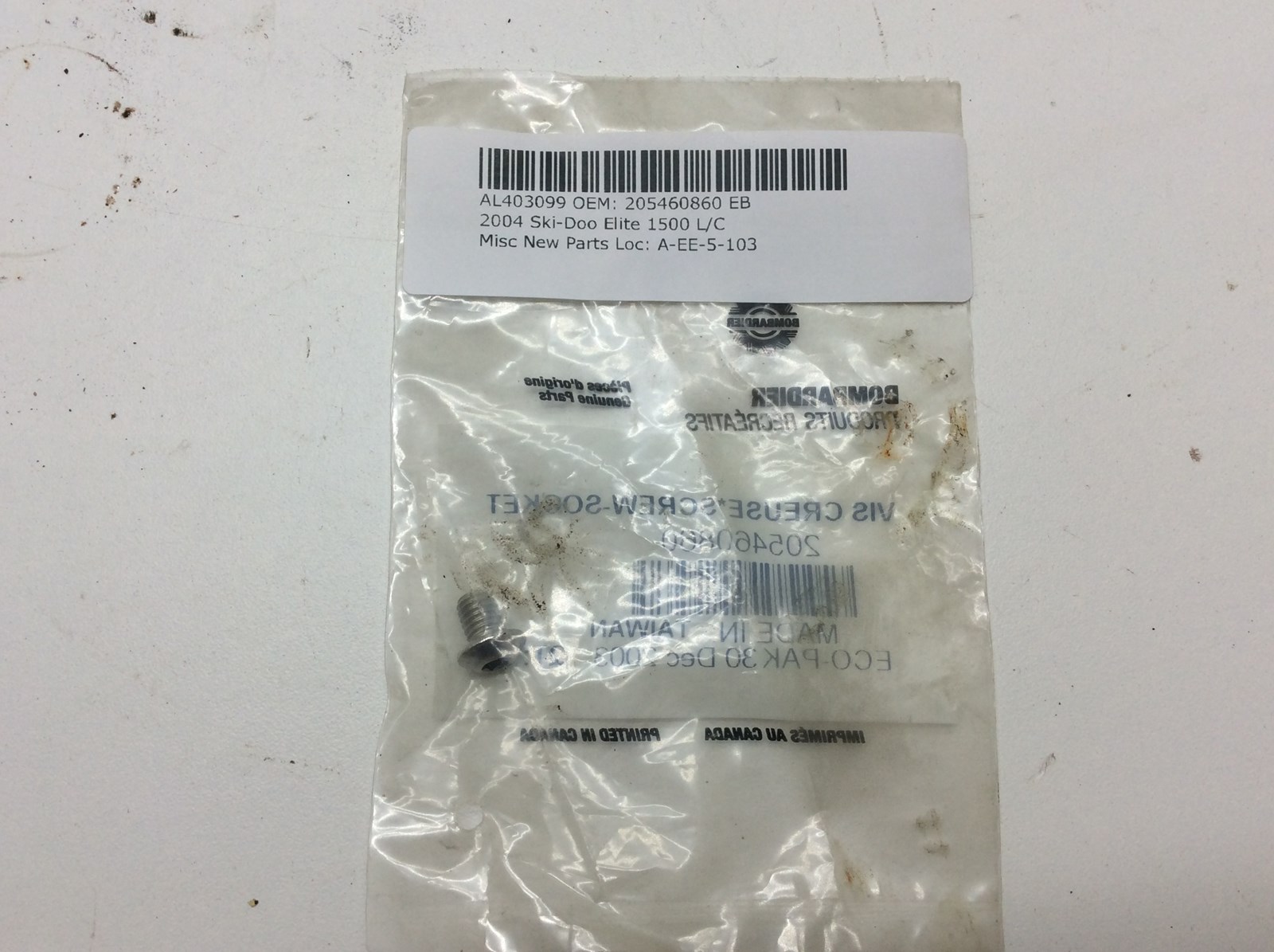 2004 Ski-Doo Socket Screw