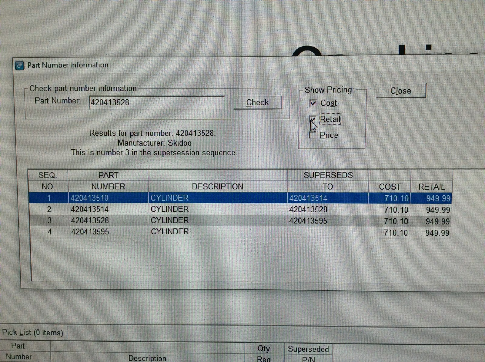 2021 Ski-Doo 600RS Cylinder - Image 5