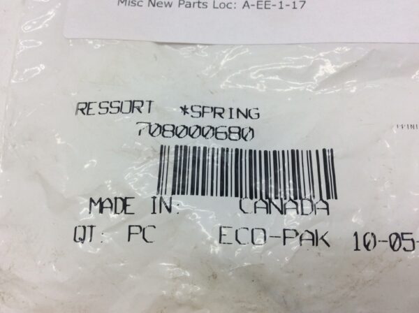 2011 Can-Am Seat Latch Spring - Image 2