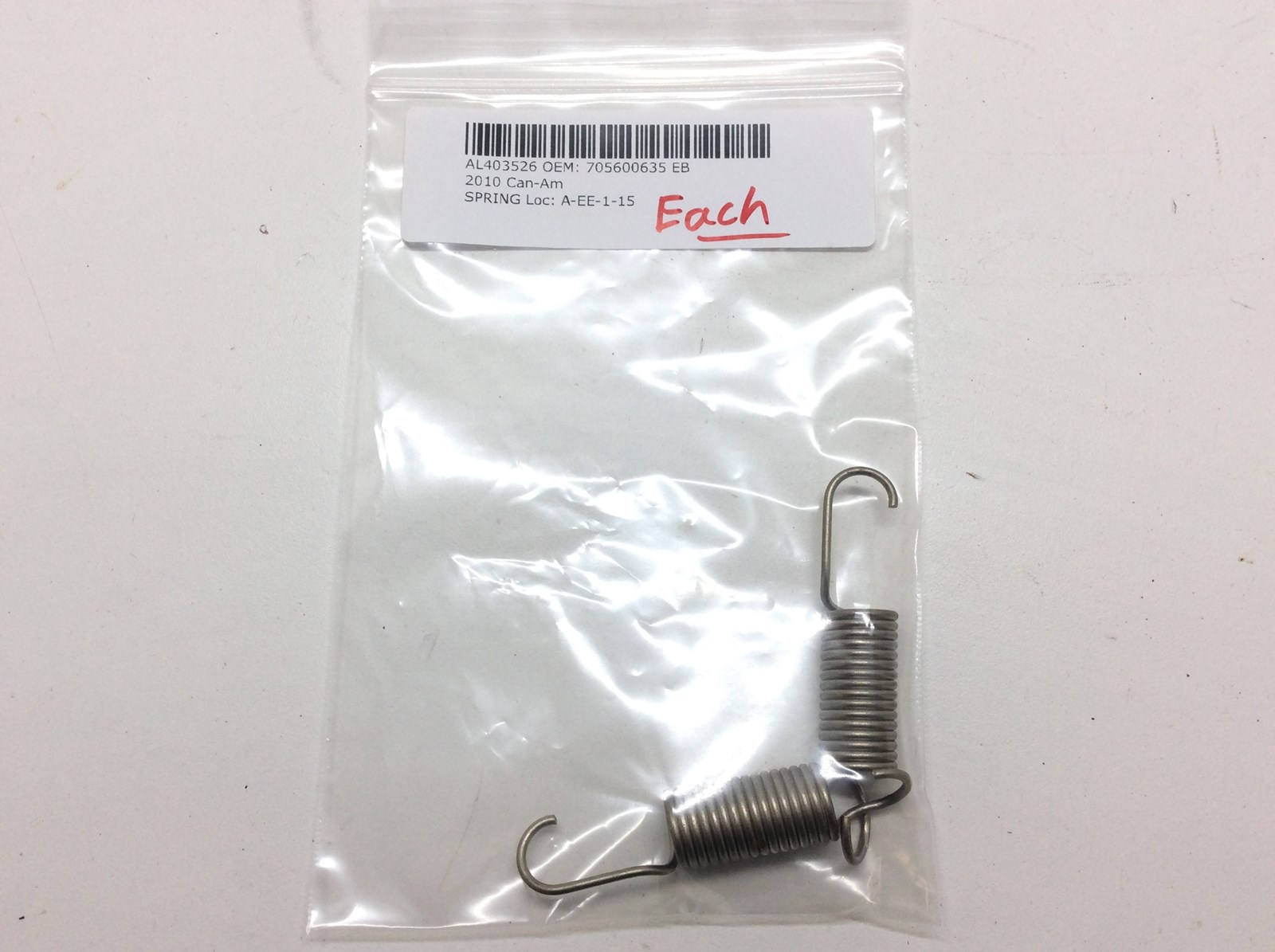 2010 Can-Am Brake Pedal Spring