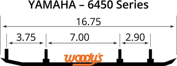 Woody's 4" Extender III Carbide Runners