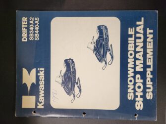 1981 Kawasaki DRIFTER 340/440 F/C Manual Owners