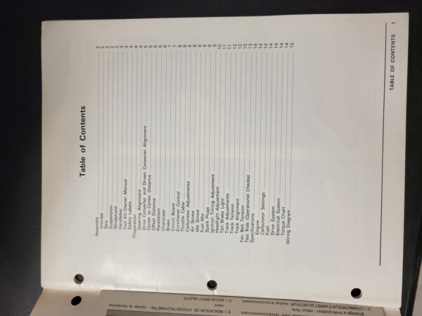 1978 Kawasaki INTRIGUER 440 F/C Manual Owners - Image 2