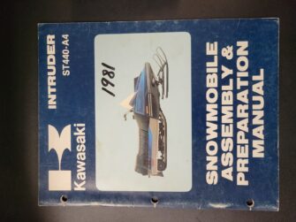 1981 Kawasaki INTRUDER 440 F/C Manual Owners