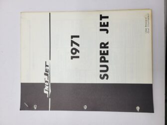1971 SnoJet SUPER JET Manual Owners