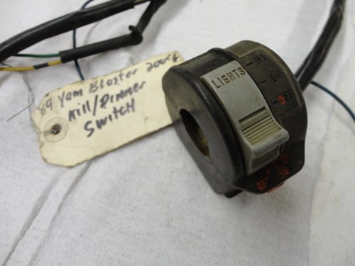 1989 YAM YFS200 BLASTER ATV SWITCH BLOCK