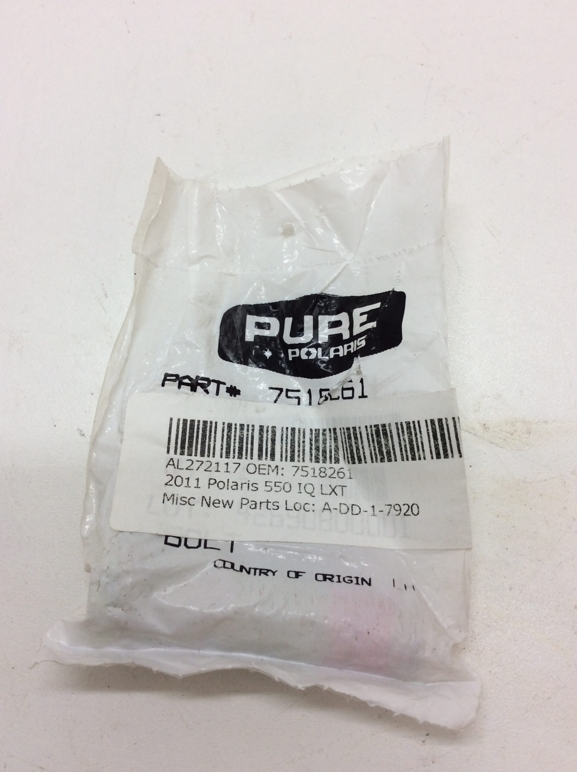 2011 Polaris torque arm bolt - front - Image 3