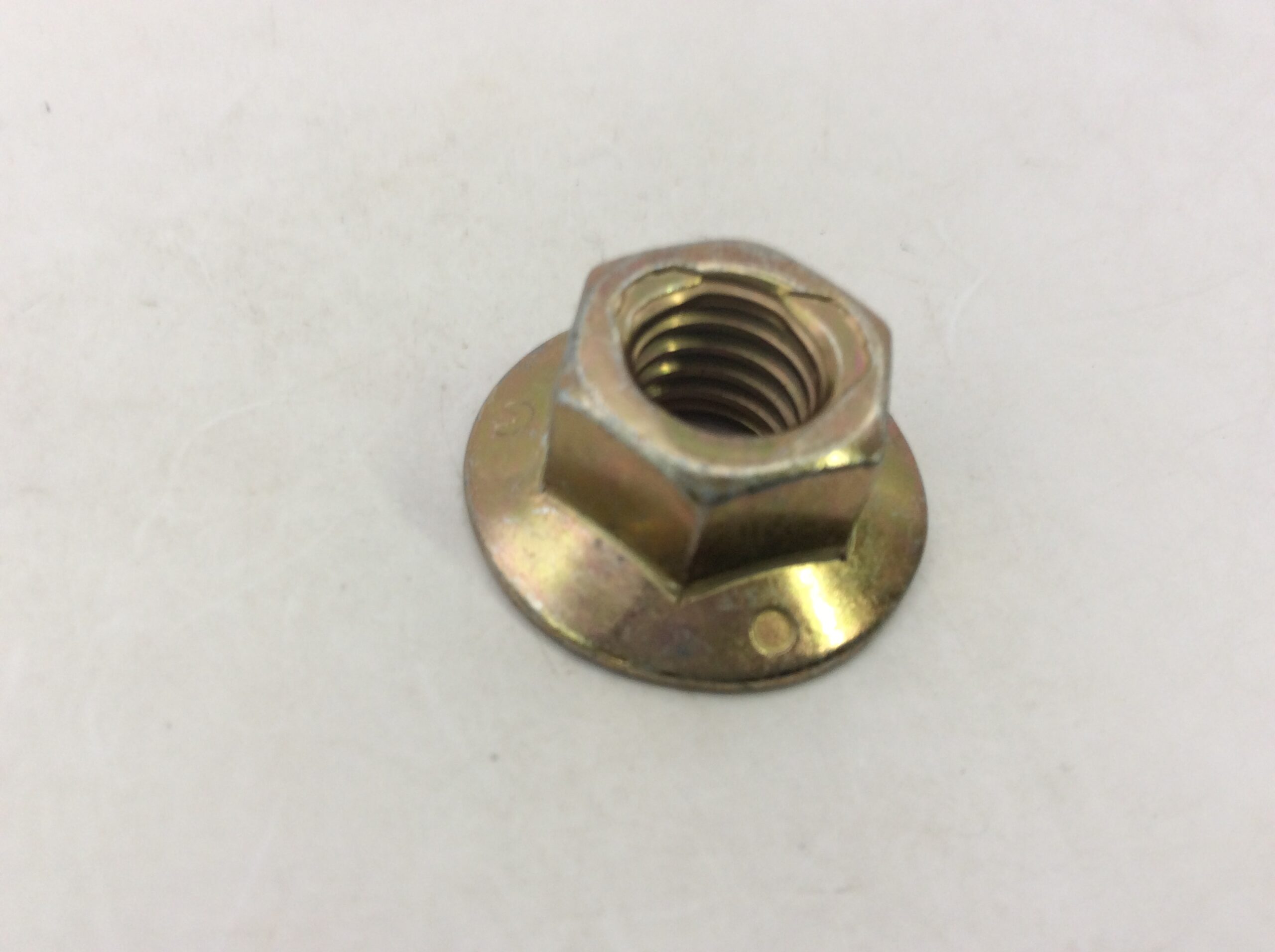 Nut, Crown Lock Flange 3/8-16 - Image 2