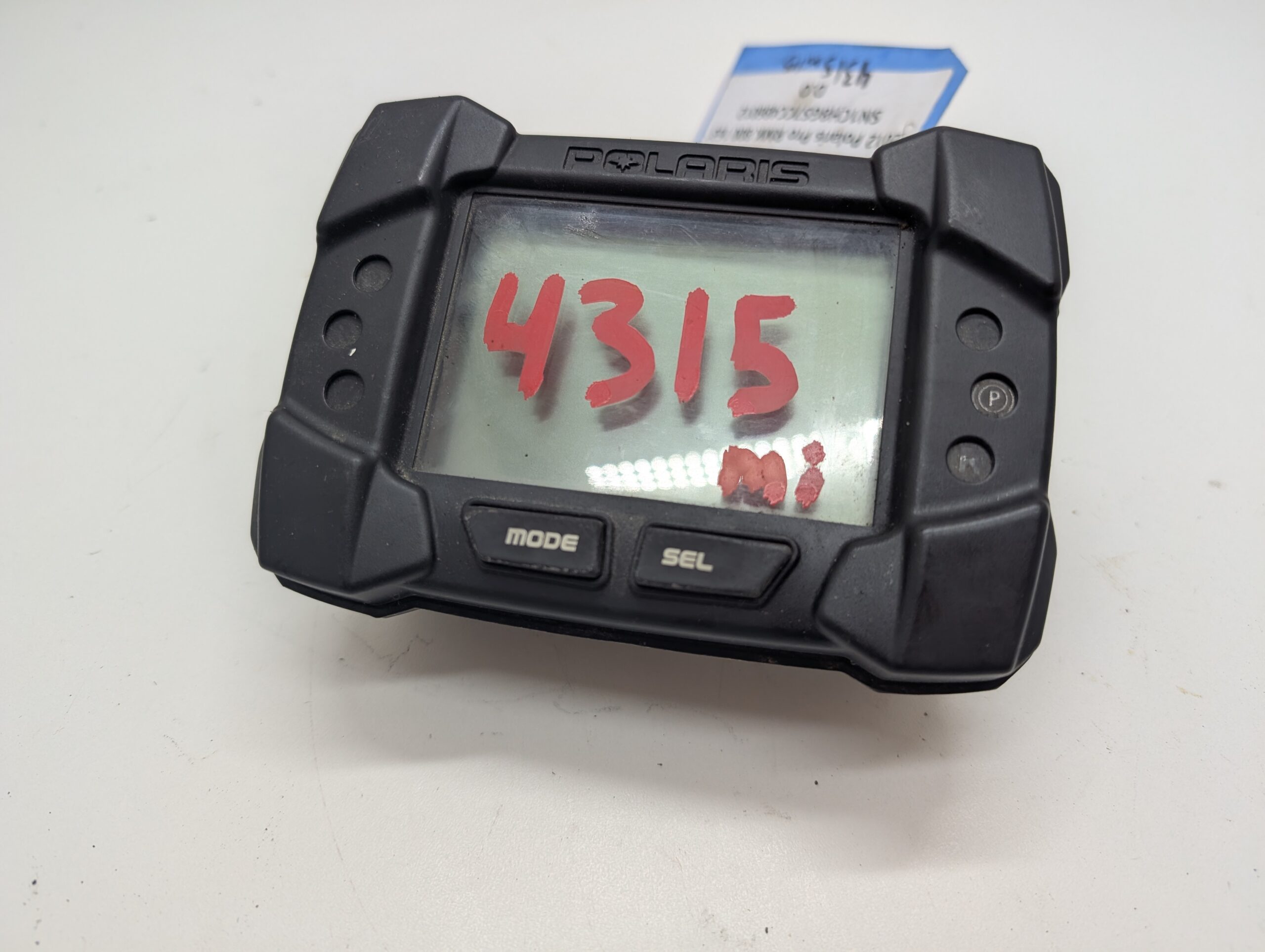 2012 Polaris Speedometer 4315 Miles