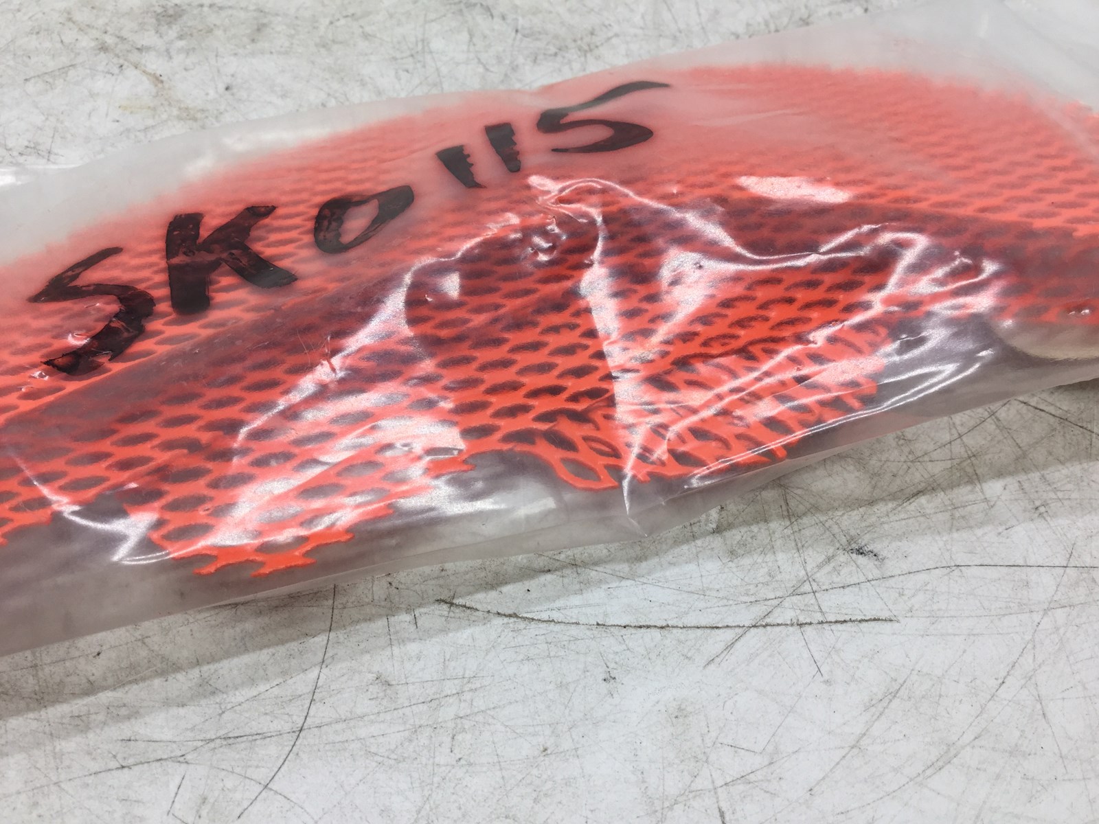 2004 Arctic Cat hood screen, orange - Image 3