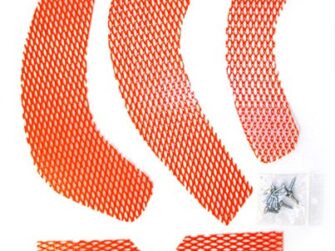 2004 Arctic Cat hood screen, orange