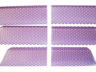 1995 Arctic Cat hood screen, purple