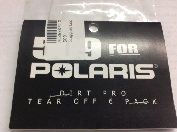 509 TEAR OFF 6PK FOR DIRT PRO LENSES - Image 2