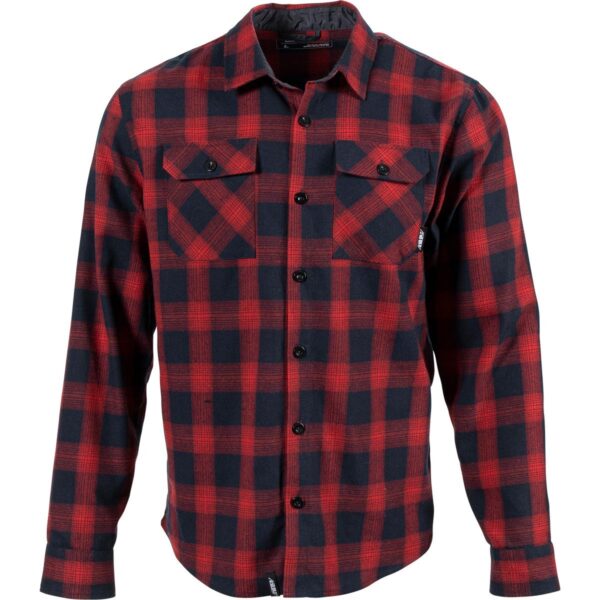 Basecamp Flannel Shirt Red & Navy