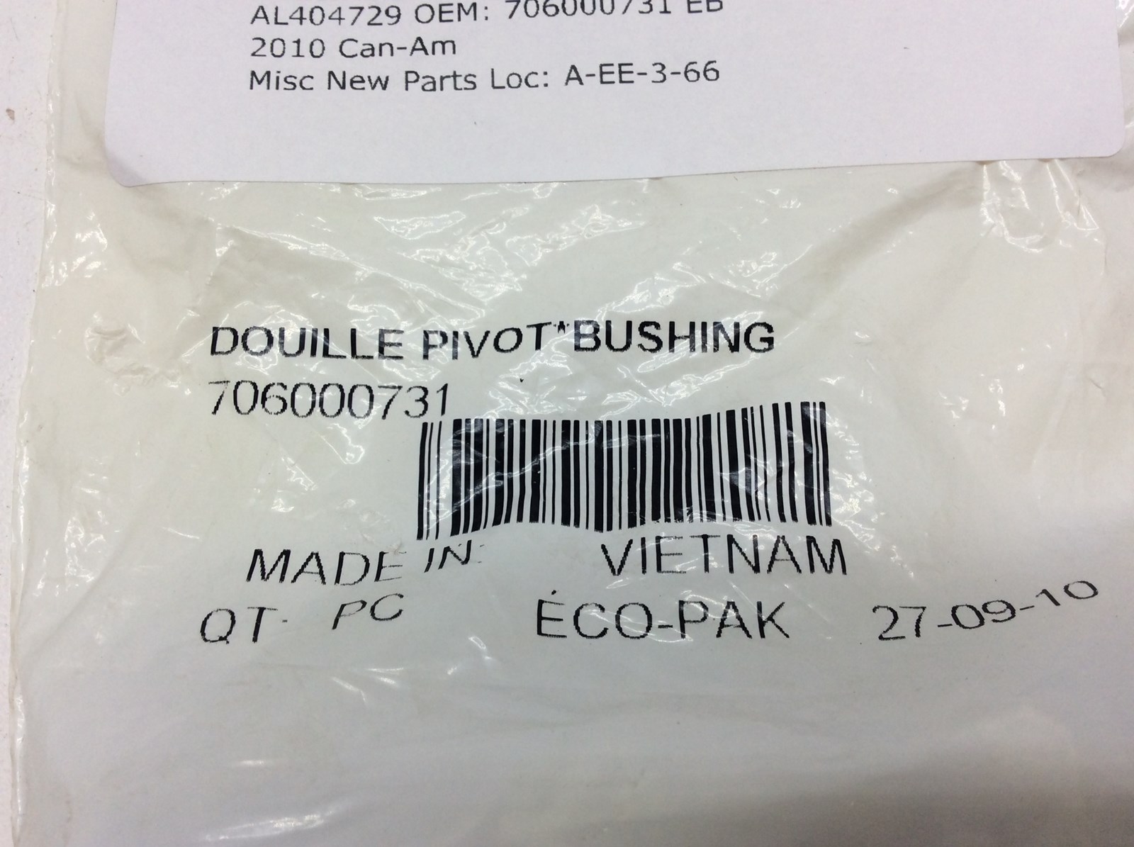 2010 Can-Am Pivot Bushing - Image 3