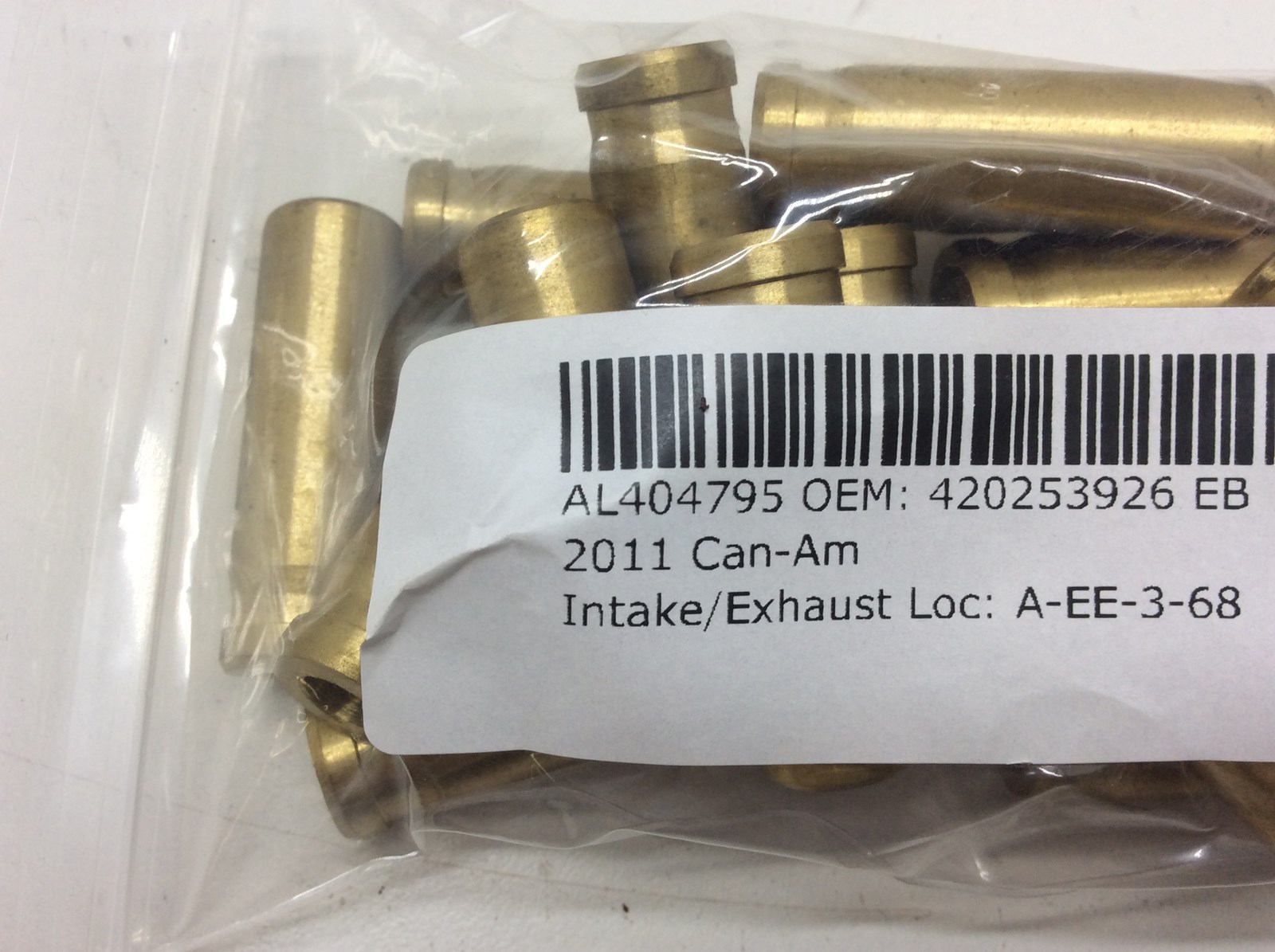 2011 Can-Am Brass Exhaust Valve Guide - Image 2