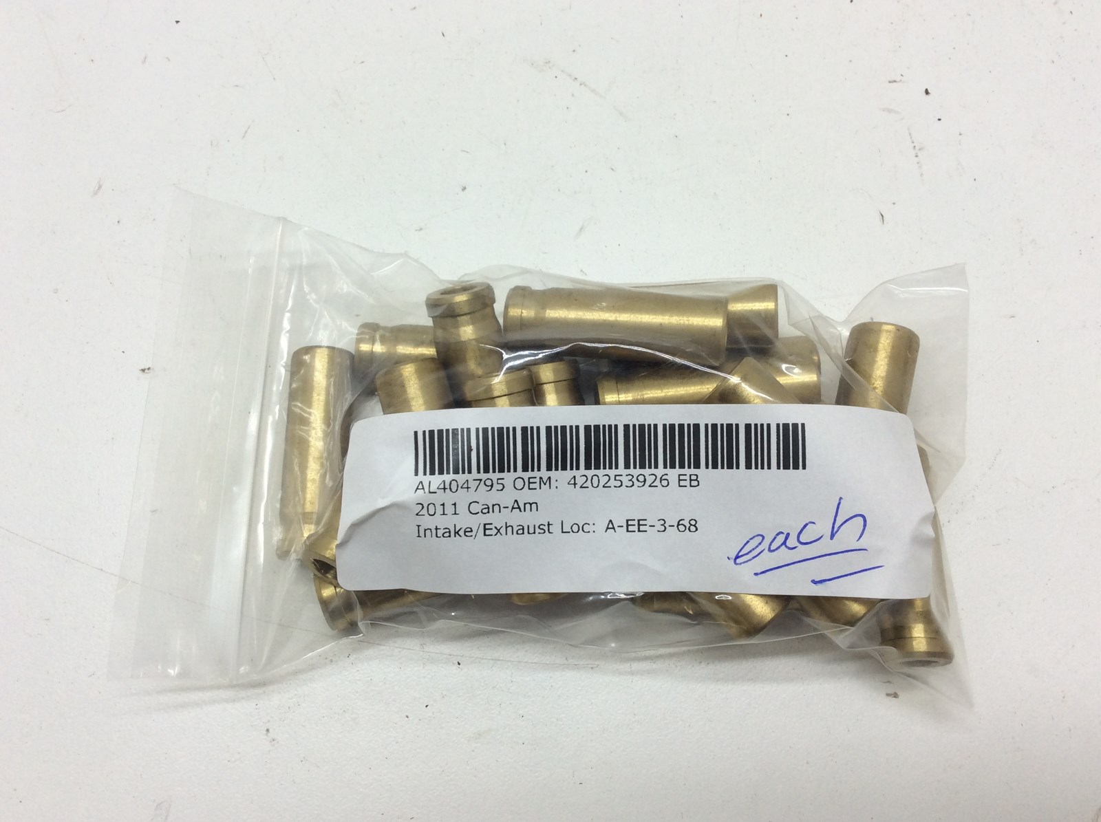 2011 Can-Am Brass Exhaust Valve Guide