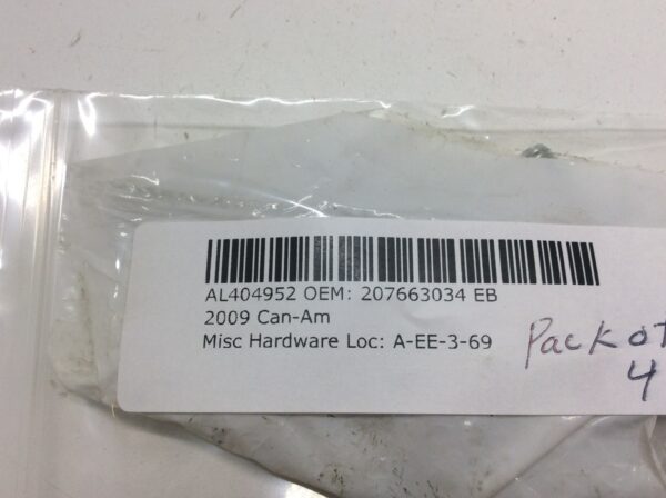 2009 Can-Am Hex Flanged Screw M6X30- Package of 4! - Image 2