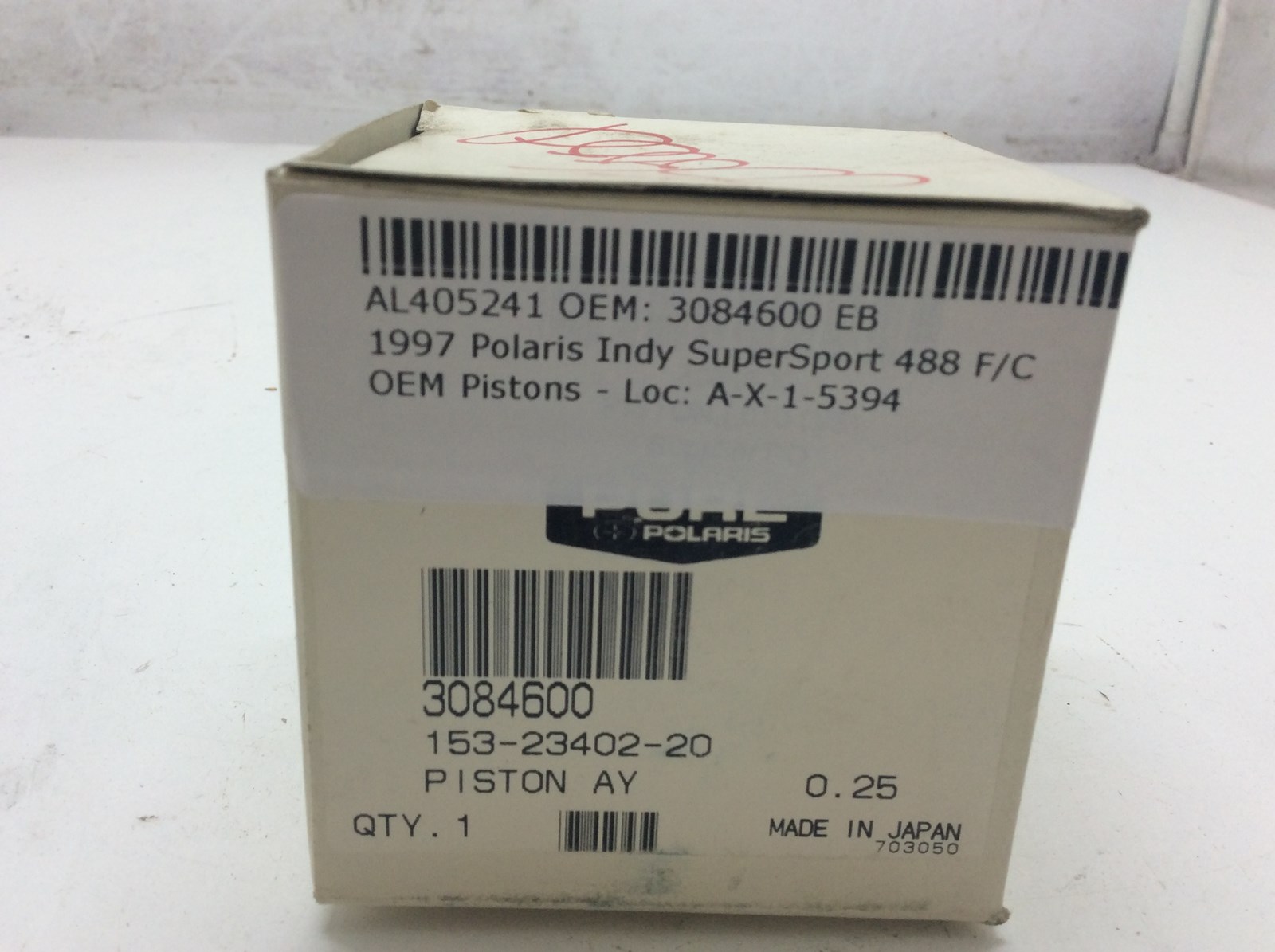 1997 Polaris NOS .010" / .25 mm Oversize Piston - Image 2