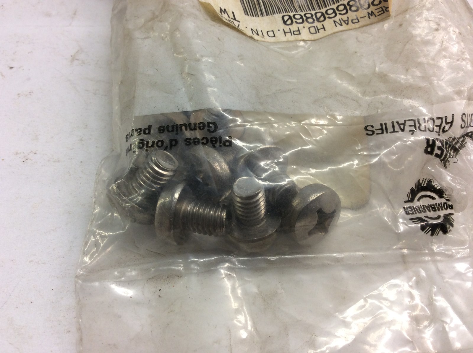 1997 Sea-Doo Screw Pan Head Phillips M6 X 8 - Image 2
