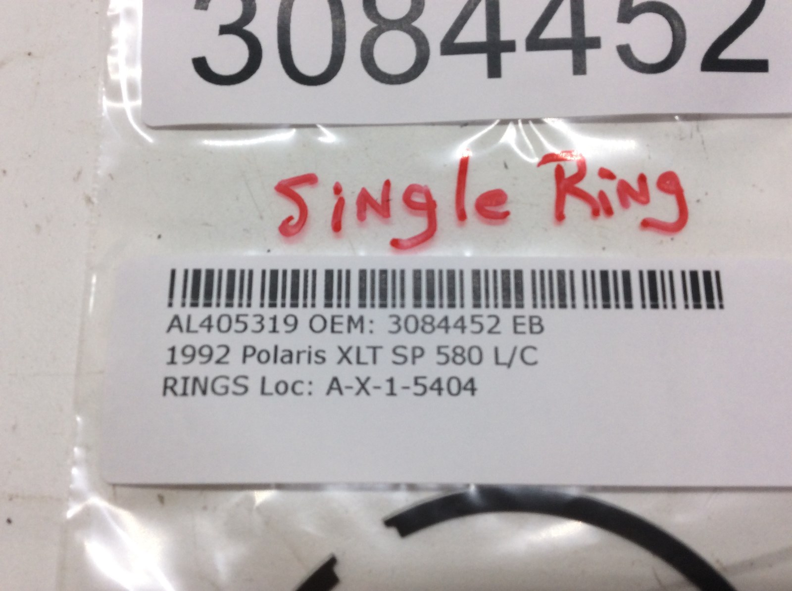 1992 Polaris NOS Standard Piston Ring - SEE COMMENTS - Image 2