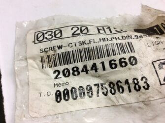 1999 Sea-Doo Phillips Screw M4 X 16