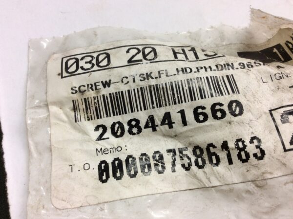 1999 Sea-Doo Phillips Screw M4 X 16