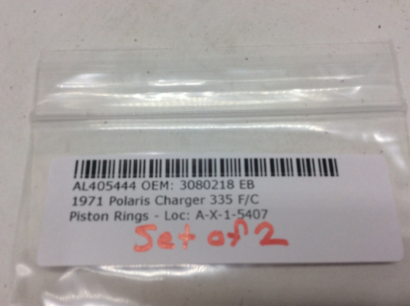 1971 Polaris NOS Standard Piston Rings - Image 2
