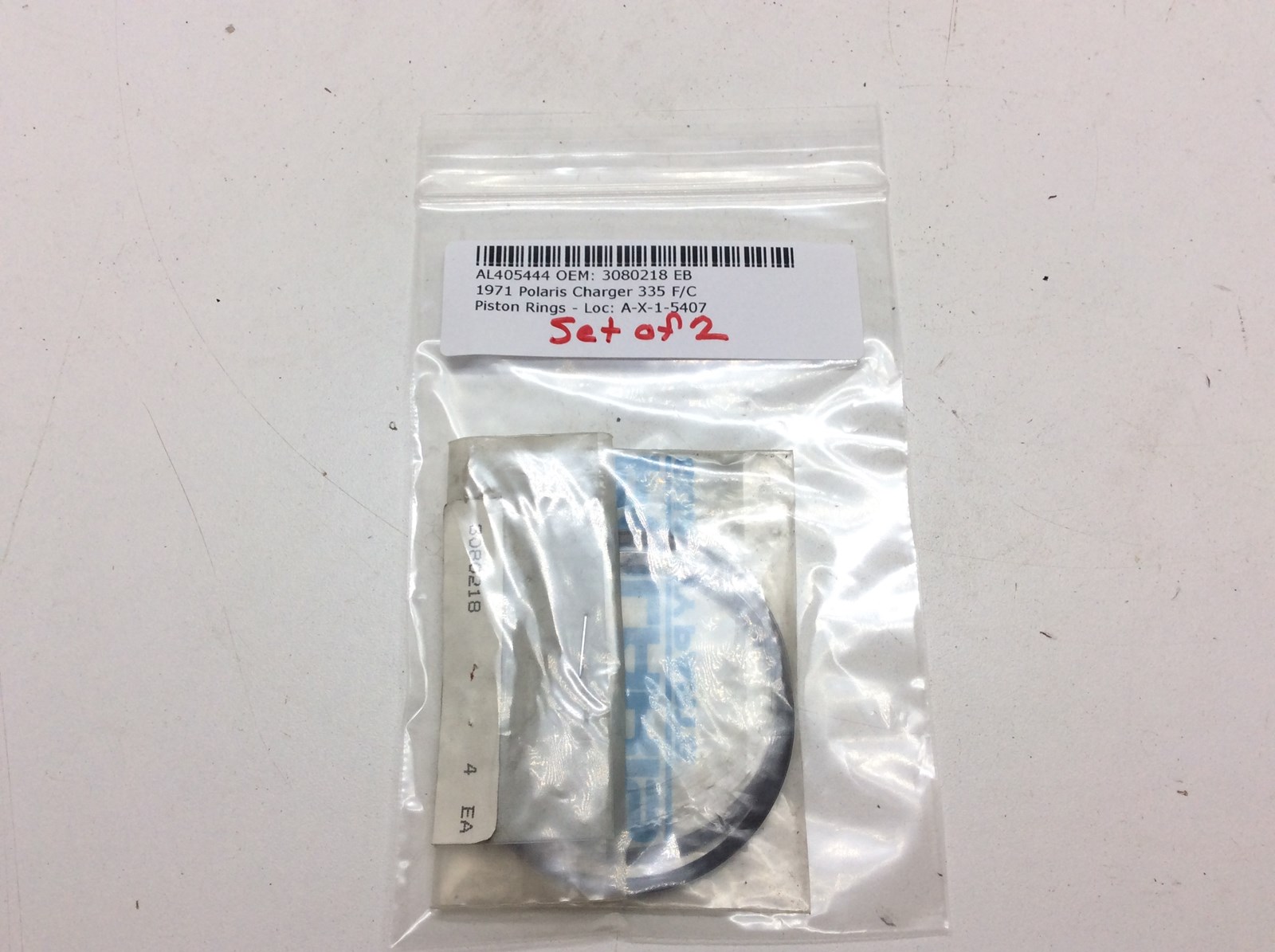 1971 Polaris NOS Standard Piston Rings