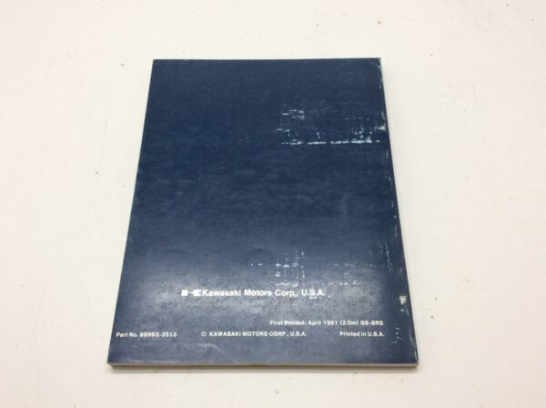 1982 Kawasaki Snowmobile Shop Manual - Image 4