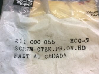 1995 Sea-Doo Screw 1/4-20 X 3/4