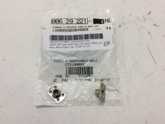 NUT WELDED, M6, see comments.