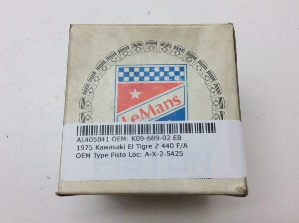 1975 Kawasaki NOS .020" / .5 mm Oversize Piston Kit. - Image 2